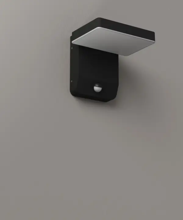 Wandlampe - LED-Außenwandleuchte mit Bewegungsmelder Ladis IP65